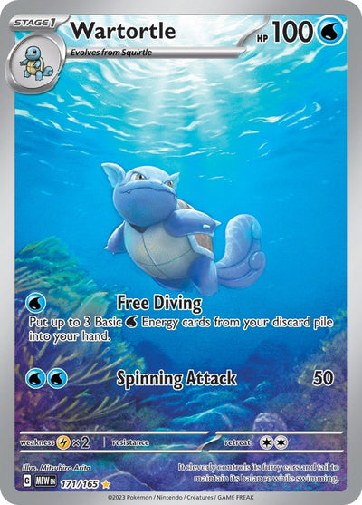 Image for Wartortle (SV: Scarlet & Violet 151) (171/165) - Pokemon