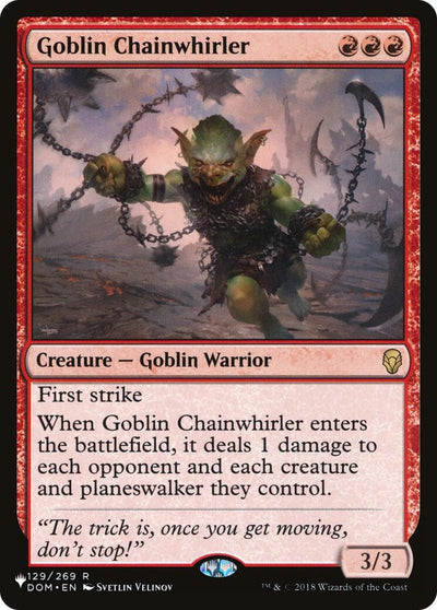Goblin Chainwhirler (The List Reprints) (129/269)