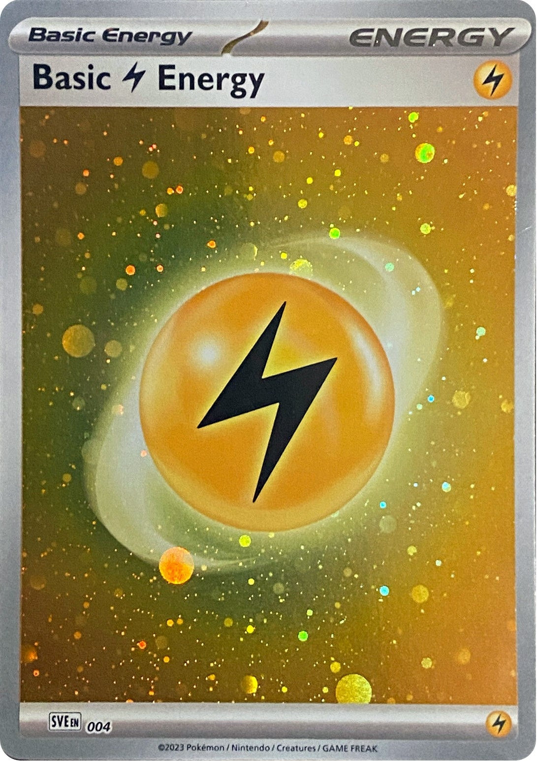 Image for Basic Lightning Energy (Cosmos Holo) (SV01: Scarlet & Violet Base Set) (004) - Pokemon