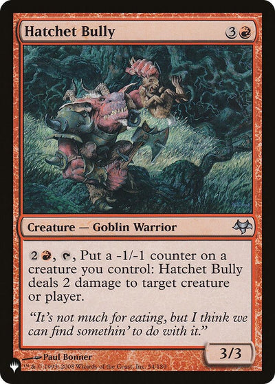Hatchet Bully (The List Reprints) (54/180)
