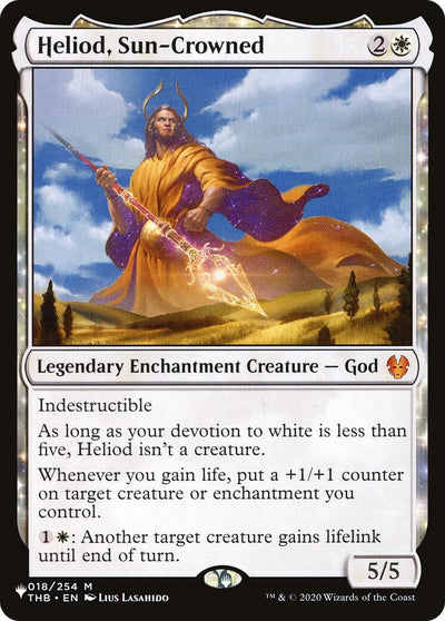 Heliod, Sun-Crowned (The List Reprints) (018/254)