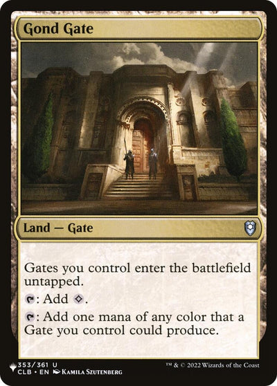 Gond Gate (The List Reprints) (353/361)