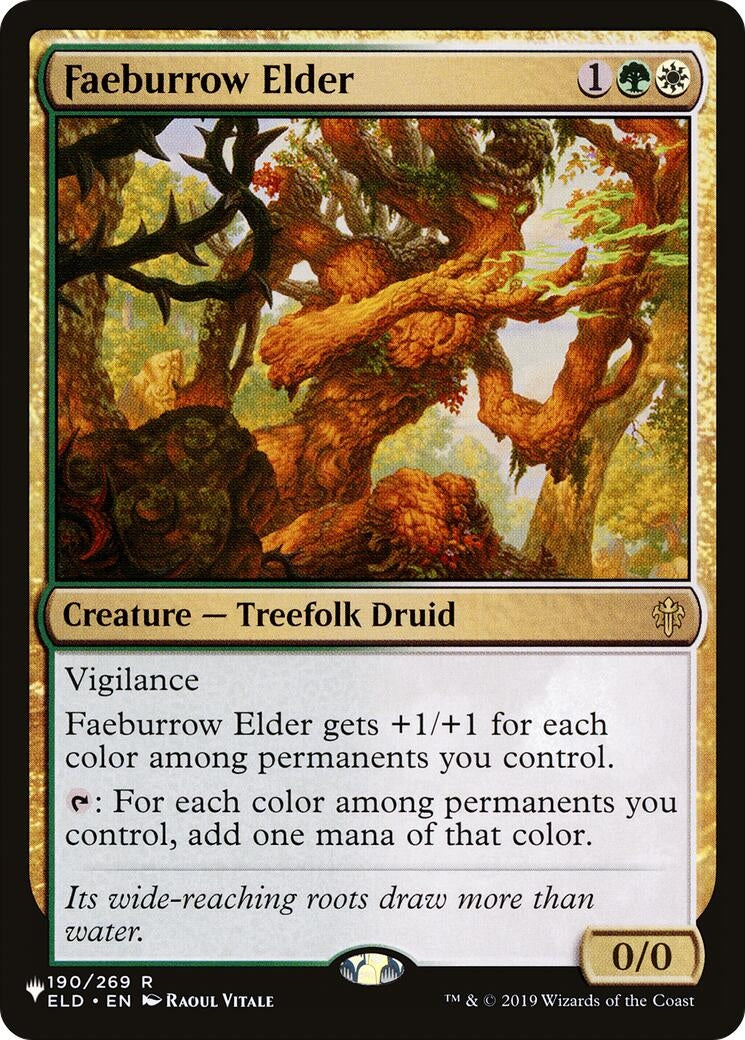 Faeburrow Elder (The List Reprints) (190/269)
