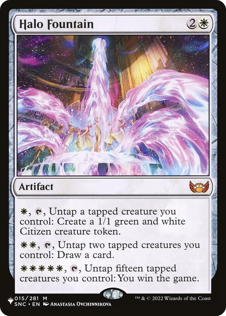 Halo Fountain (The List Reprints) (015/281)