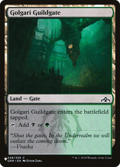 Golgari Guildgate (The List Reprints) (248/259)