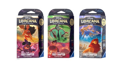 Image for Disney Lorcana: The First Chapter Starter Deck [Set of 3] [The First Chapter] - Disney Lorcana