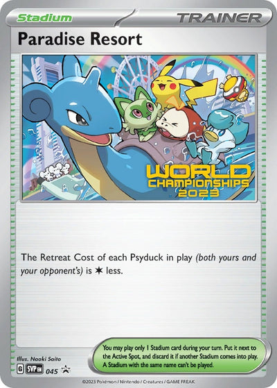 Image for Paradise Resort - 045 (World Championships 2023) (SV: Scarlet & Violet Promo Cards) (045) - Pokemon