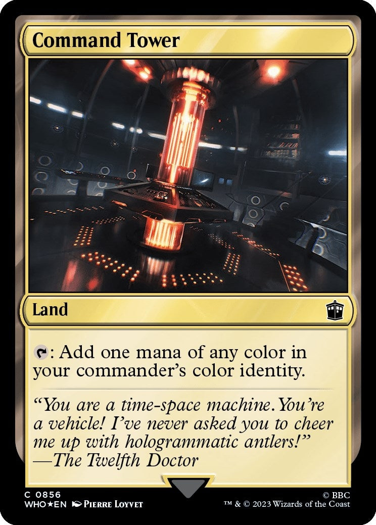 Image for Command Tower (0856) (Surge Foil) (Universes Beyond: Doctor Who) (856) - Magic: The Gathering