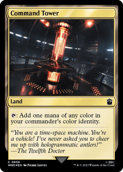 Image for Command Tower (0856) (Surge Foil) (Universes Beyond: Doctor Who) (856) - Magic: The Gathering