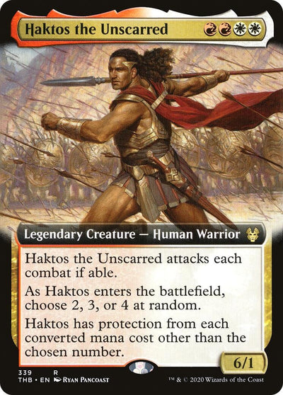 Haktos the Unscarred (Extended Art) (Theros Beyond Death) (339)