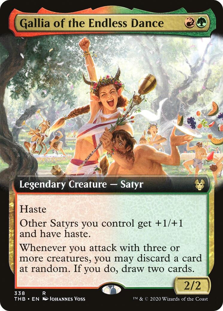 Gallia of the Endless Dance (Extended Art) (Theros Beyond Death) (338)