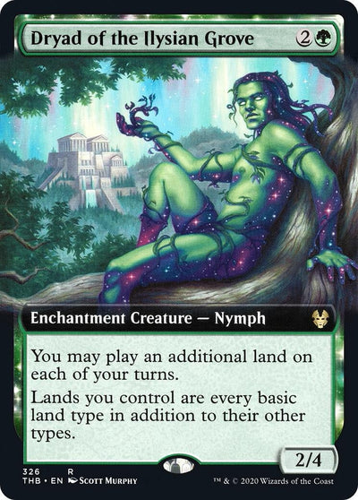 Dryad of the Ilysian Grove (Extended Art) (Theros Beyond Death) (326)