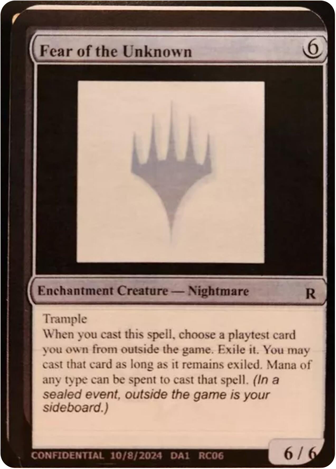 Fear of the Unknown (Un-Known Event Playtest Cards)