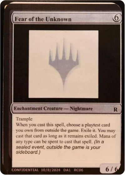 Fear of the Unknown (Un-Known Event Playtest Cards)