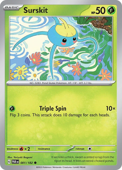 Image for Surskit (SV04: Paradox Rift) (001/182) - Pokemon