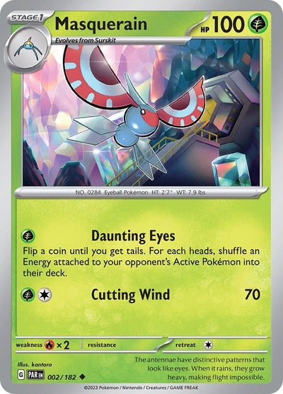 Image for Masquerain (SV04: Paradox Rift) (002/182) - Pokemon