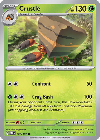 Image for Crustle (SV04: Paradox Rift) (007/182) - Pokemon
