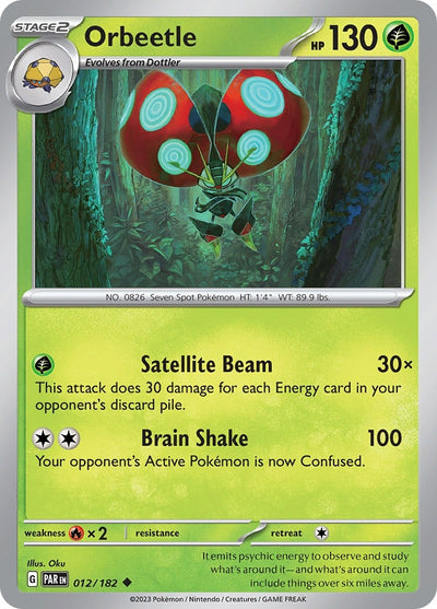 Image for Orbeetle (SV04: Paradox Rift) (012/182) - Pokemon