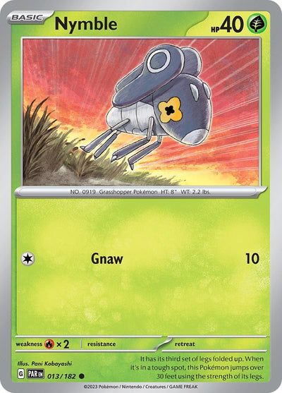 Image for Nymble (SV04: Paradox Rift) (013/182) - Pokemon