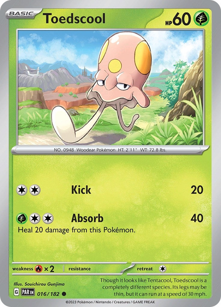 Image for Toedscool (SV04: Paradox Rift) (016/182) - Pokemon
