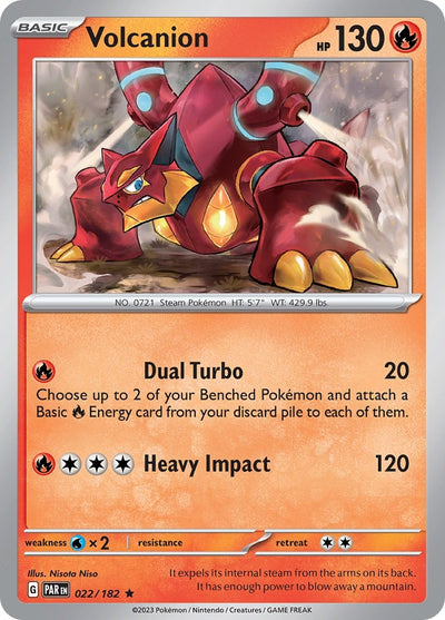 Image for Volcanion (SV04: Paradox Rift) (022/182) - Pokemon