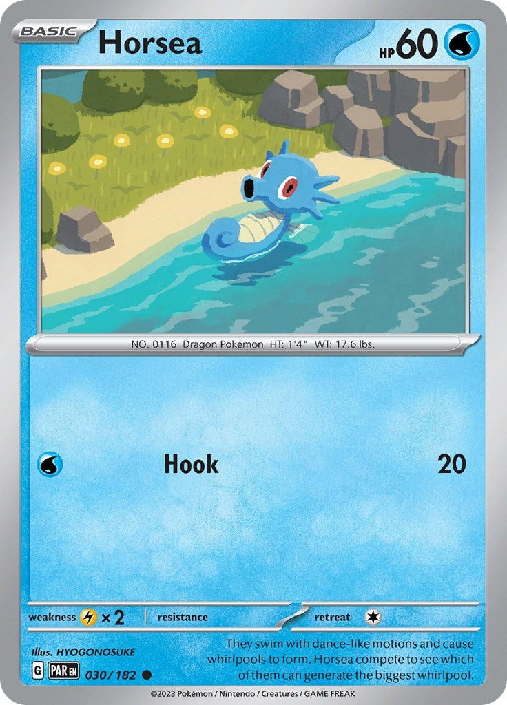 Image for Horsea (SV04: Paradox Rift) (030/182) - Pokemon
