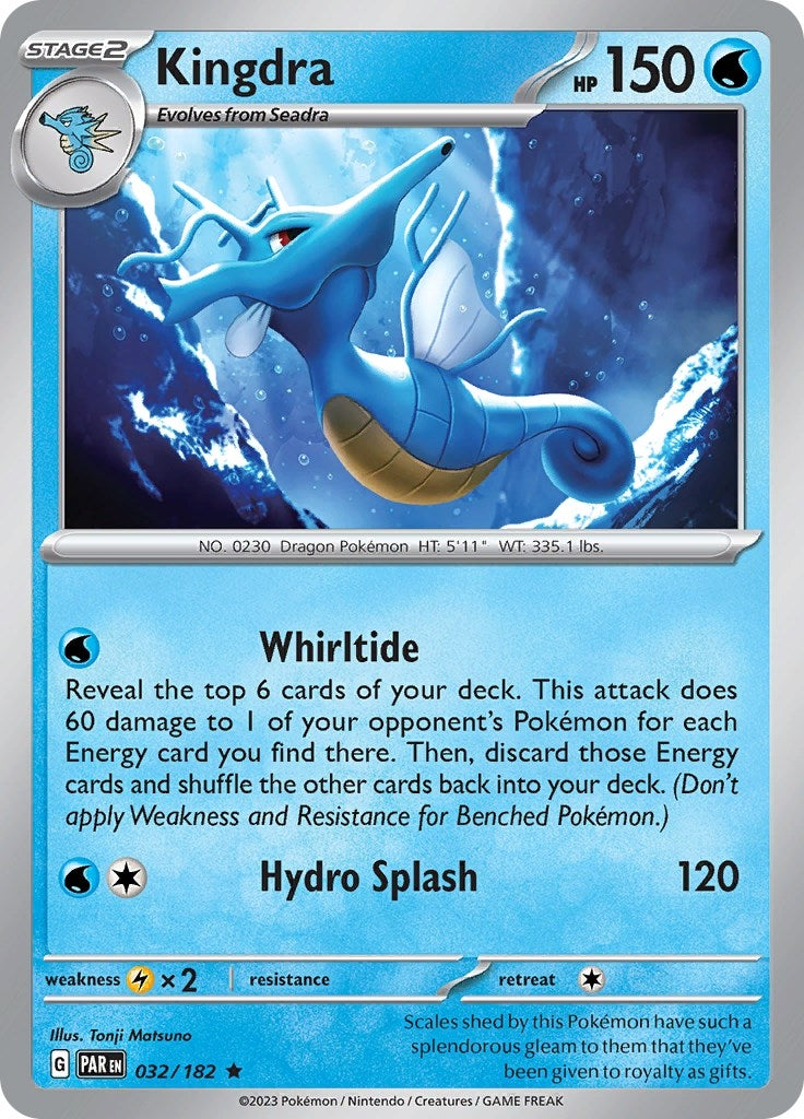 Image for Kingdra (SV04: Paradox Rift) (032/182) - Pokemon