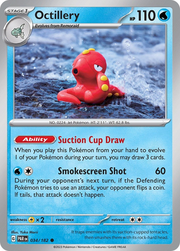 Image for Octillery (SV04: Paradox Rift) (034/182) - Pokemon