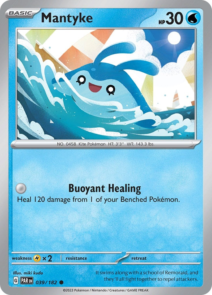Image for Mantyke (SV04: Paradox Rift) (039/182) - Pokemon