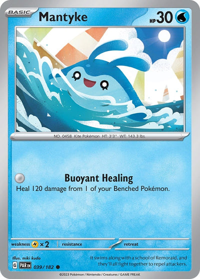 Image for Mantyke (SV04: Paradox Rift) (039/182) - Pokemon