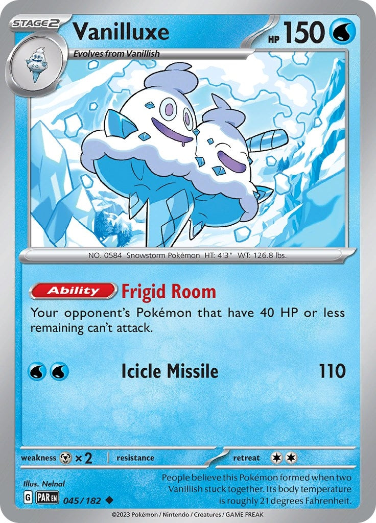 Image for Vanilluxe (SV04: Paradox Rift) (045/182) - Pokemon