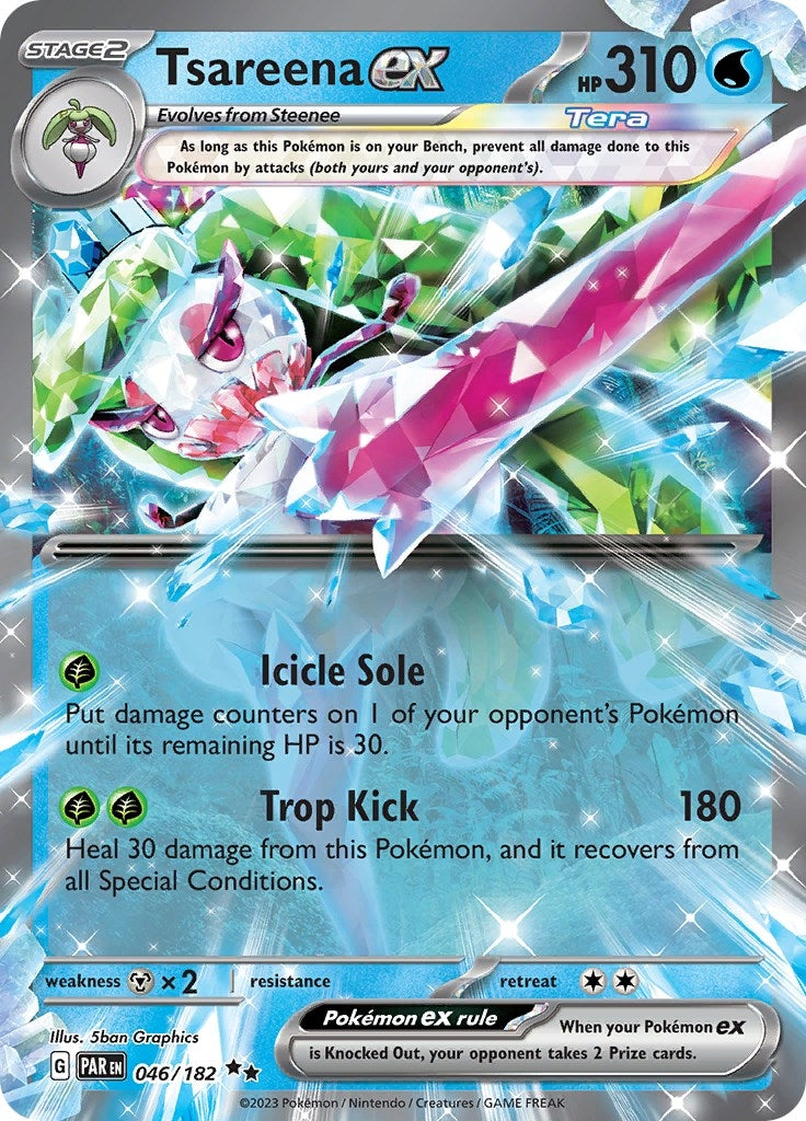 Image for Tsareena ex (SV04: Paradox Rift) (046/182) - Pokemon