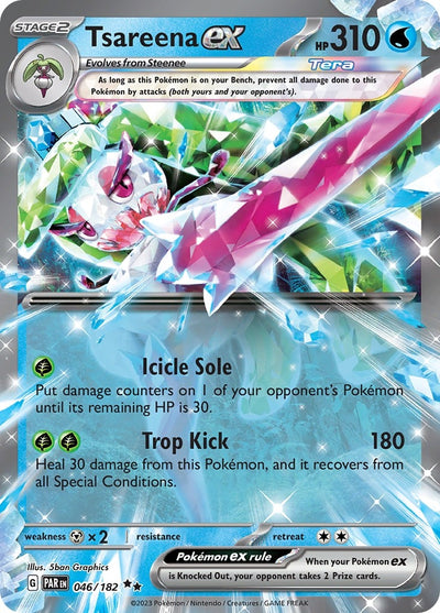 Image for Tsareena ex (SV04: Paradox Rift) (046/182) - Pokemon
