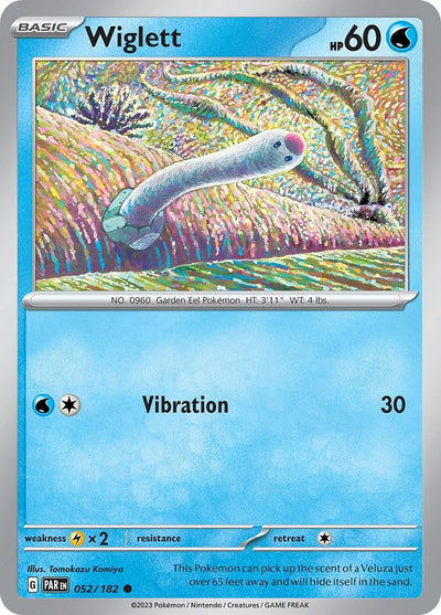 Image for Wiglett (SV04: Paradox Rift) (052/182) - Pokemon