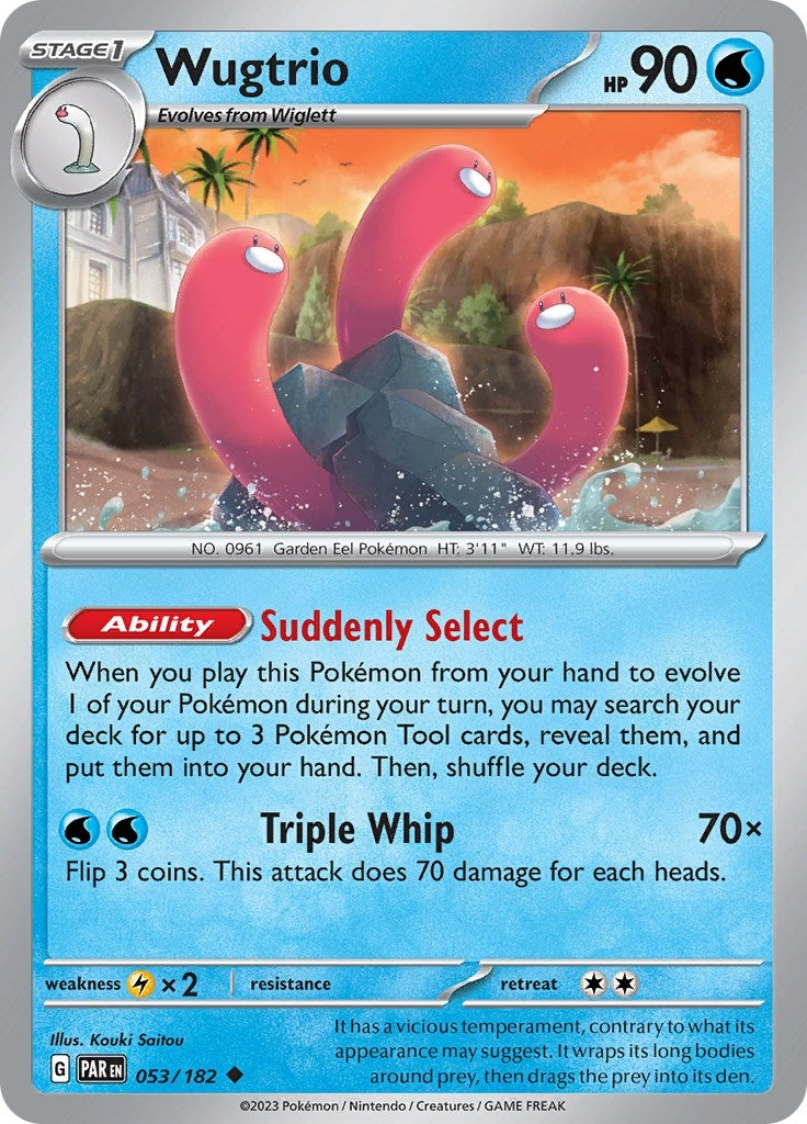 Image for Wugtrio (SV04: Paradox Rift) (053/182) - Pokemon