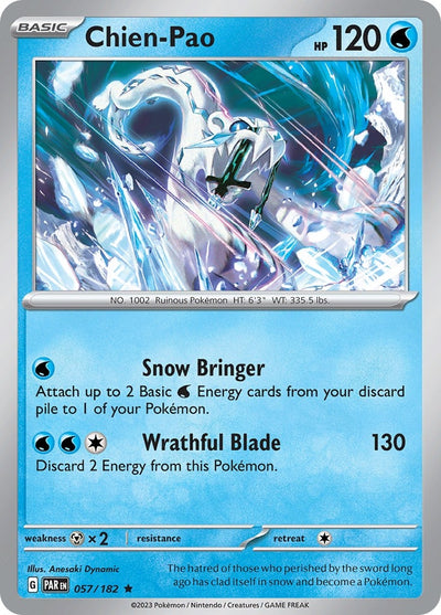 Image for Chien-Pao (SV04: Paradox Rift) (057/182) - Pokemon