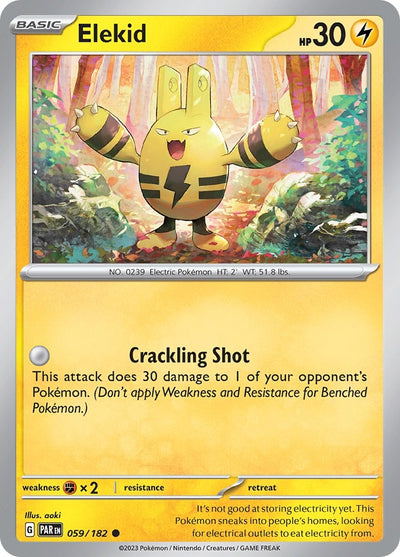 Image for Elekid (SV04: Paradox Rift) (059/182) - Pokemon