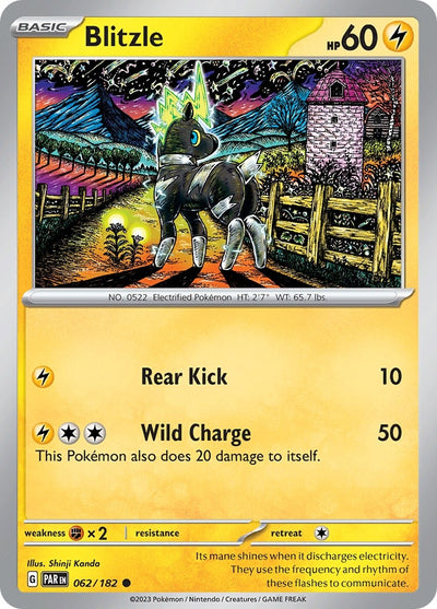 Image for Blitzle (SV04: Paradox Rift) (062/182) - Pokemon