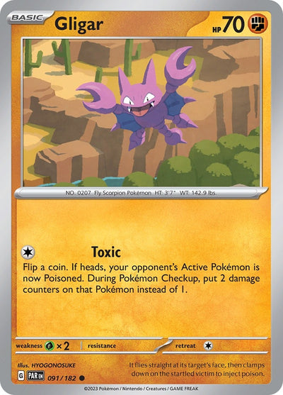 Image for Gligar (SV04: Paradox Rift) (091/182) - Pokemon
