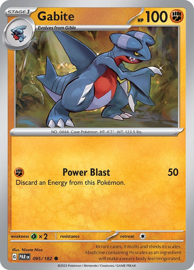 Image for Gabite (SV04: Paradox Rift) (095/182) - Pokemon