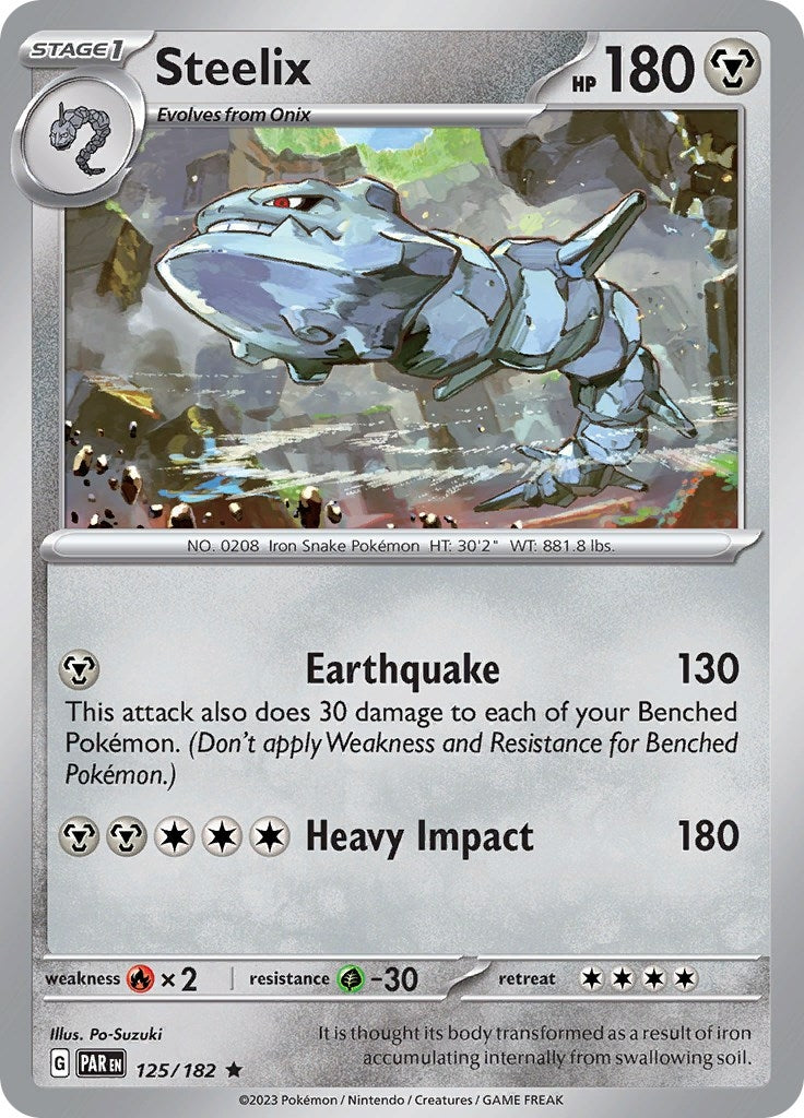 Image for Steelix (SV04: Paradox Rift) (125/182) - Pokemon