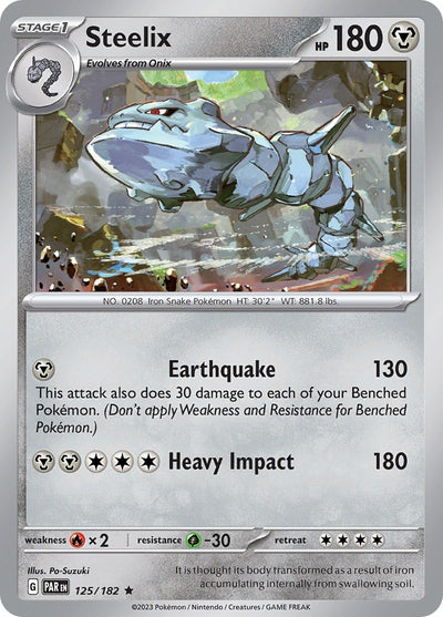 Image for Steelix (SV04: Paradox Rift) (125/182) - Pokemon