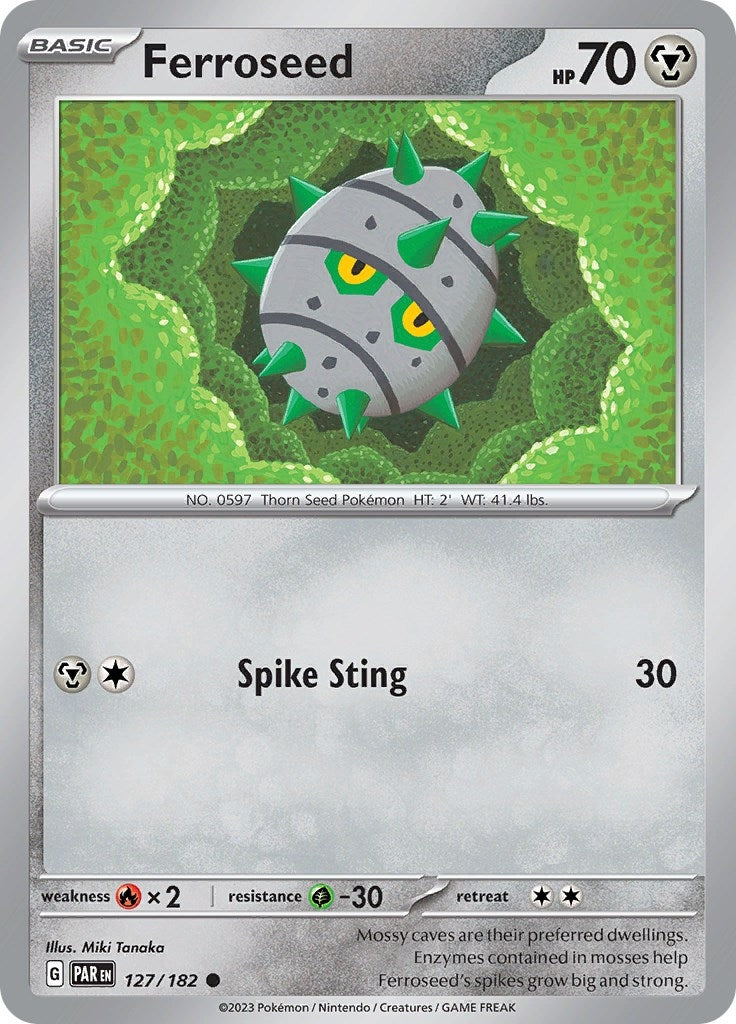 Image for Ferroseed (SV04: Paradox Rift) (127/182) - Pokemon