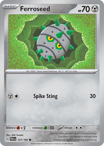 Image for Ferroseed (SV04: Paradox Rift) (127/182) - Pokemon