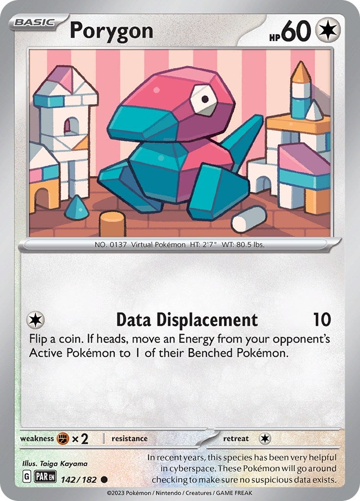 Image for Porygon (SV04: Paradox Rift) (142/182) - Pokemon
