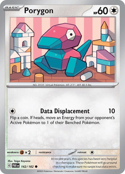 Image for Porygon (SV04: Paradox Rift) (142/182) - Pokemon