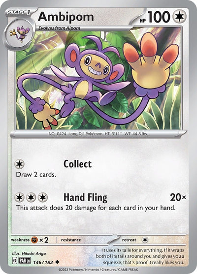 Image for Ambipom (SV04: Paradox Rift) (146/182) - Pokemon