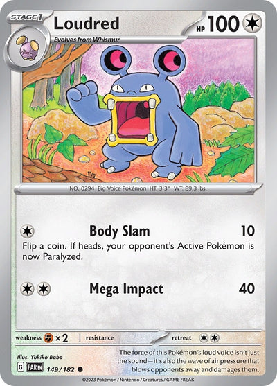 Image for Loudred (SV04: Paradox Rift) (149/182) - Pokemon