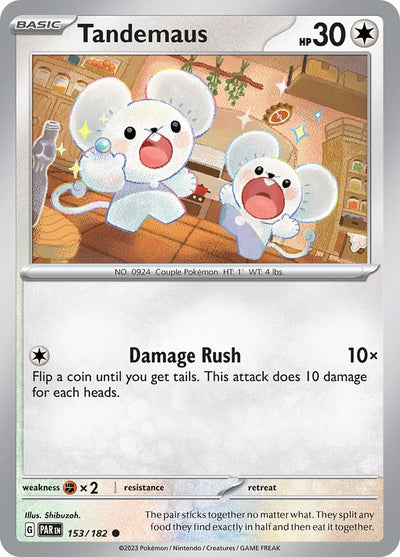 Image for Tandemaus (SV04: Paradox Rift) (153/182) - Pokemon