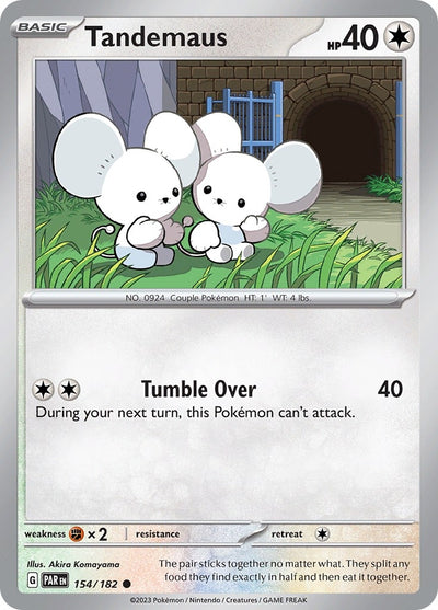 Image for Tandemaus (SV04: Paradox Rift) (154/182) - Pokemon